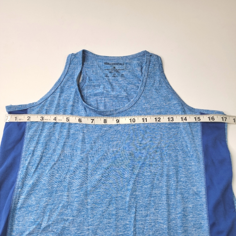 5 Pack Real Essentials Racerback Dry Fit Tank Top - Picture 4 of 11